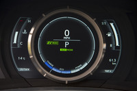 単眼式のメインメーターは“ダイヤル”部に液晶パネルを使用している。