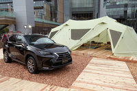 snow peakのテントと「NX」。