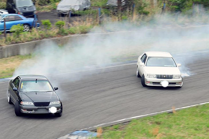 ドリフト祭りでのワンシーン。（写真＝エビスサーキット）