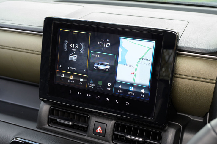 機能面でも、9インチディスプレイナビやHDMI端子を新オプションとして設定したり、USBポートを高出力充電が可能なType-Cに変更したりと、改良が施されている。