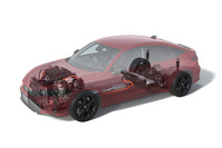 「シビックe：HEV RS」のハイブリッドパワートレイン。