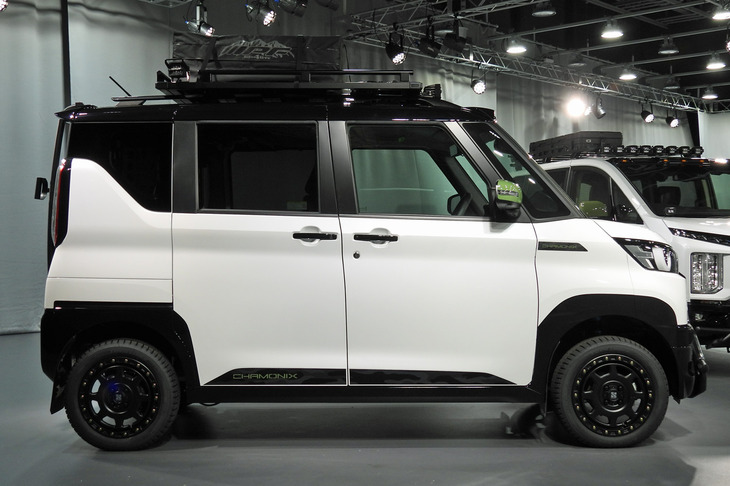 三菱デリカミニCHAMONIX SNOW GEAR（サイド）