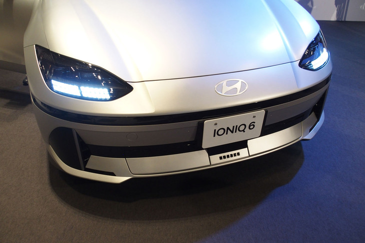 ヒョンデ・アイオニック6（フロントマスク）