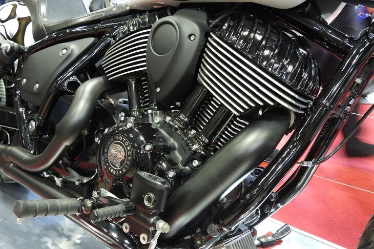 COSMICの三浦大介氏の手になる「インディアン・スポーツチーフ」。