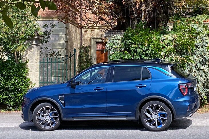 2022年シエナで撮影。思えば「Lynk＆Co 01」を見かける機会が急激に増えたのは、この年だった。