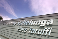 デ・トマゾの車名にもなったローマ近郊のアウトードロモ・ヴァッレルンガで。