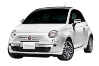 純白ボディーのプレミアムなフィアット500登場