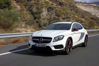 メルセデス・ベンツGLA250 4MATIC／GLA45 AMG エディション1【海外試乗記】の画像