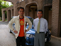 富士重工業の渋谷さんと。