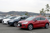 「C」シリーズも「DS」シリーズも好調というシトロエン。インタビュー中に出てきた「DS3」や「DS5」の他、Cセグメントの個性派クロスオーバー「DS4」もラインナップされる。