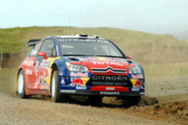 早くも8勝目を手にしたシトロエンのローブ。