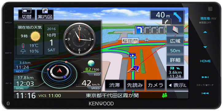 200mmワイド仕様の「MDV-Z704W」。