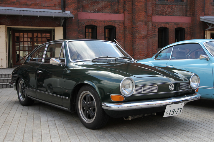 さらに珍しい、ブラジル工場製のオリジナルモデルである「フォルクスワーゲン・カルマンギアTC」。日本にはこれ1台きりかも。