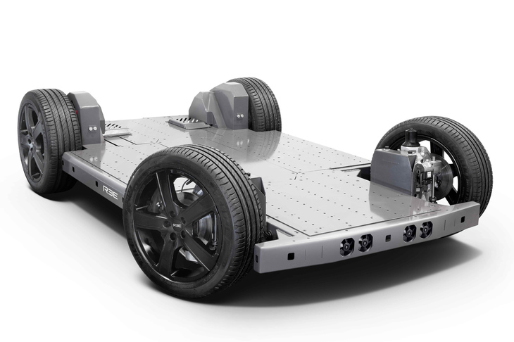 REEオートモーティブが開発したEVプラットフォーム。