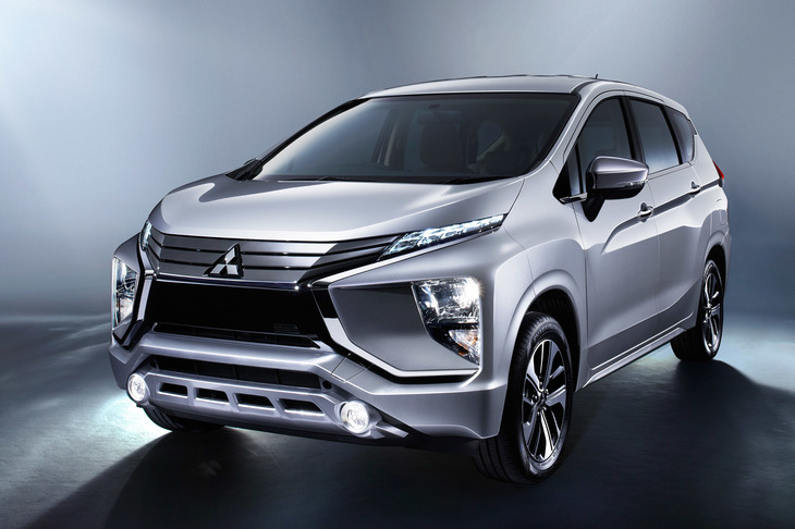 三菱が東南アジアで生産・販売している3列7人乗りのクロスオーバーSUV「エクスパンダー」。