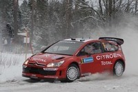 3年連続チャンピオンのセバスチャン・ロウブ。シトロエンのニューマシン「C4 WRC」を駆り、開幕戦モンテカルロで優勝、2戦目で2位に入り、現在チャンピオンシップをリードしている。