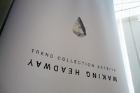 今回発表されたカラートレンドのコンセプトは「MAKING HEADWAY」。アイコンの石器は、人類の進化を表すものとして用いられた。
    