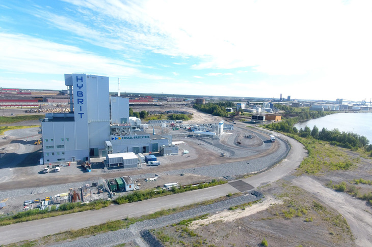 スウェーデンのルレオにあるHYBRITのパイロットプラント。