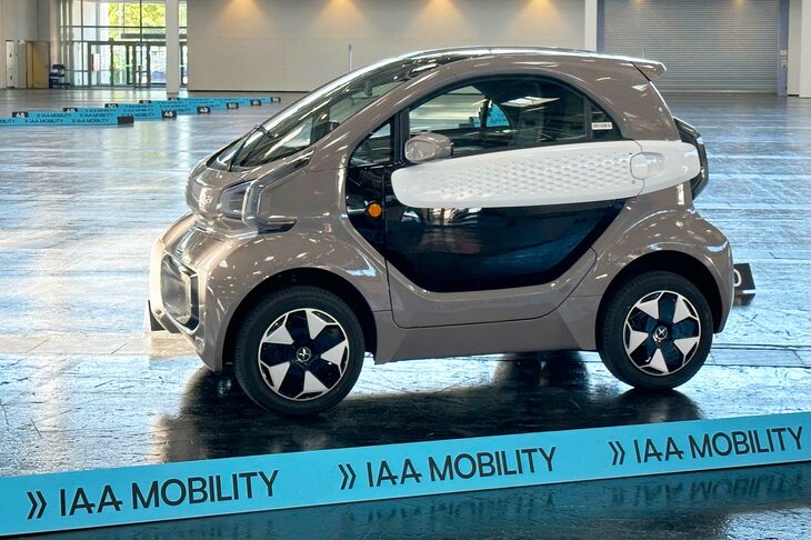 試乗会場で筆者を待っていた「ヨーヨー」。