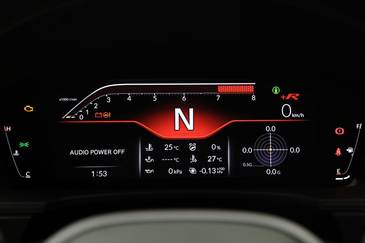 ホンダ・シビック タイプR（液晶メーター）