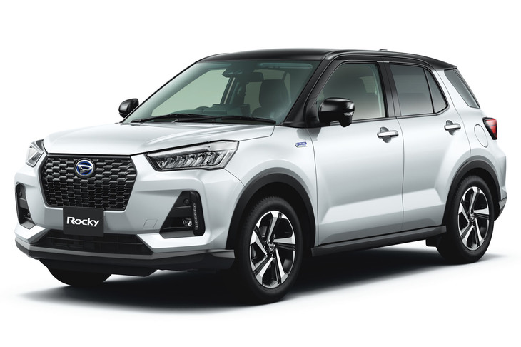 ダイハツのフラッグシップは「ロッキー」。独自開発のシリーズ式ハイブリッドを搭載する。