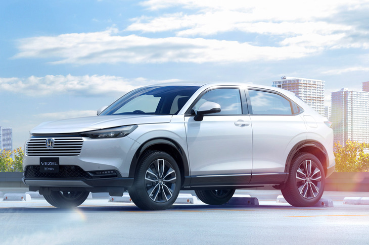 渕野氏と清水氏が「国産コンパクトSUVでナンバーワン！」と高く評価する「ホンダ・ヴェゼル」。