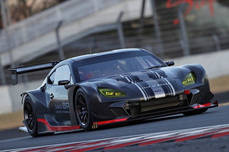 SUPER GTの2021年シーズンを戦う新型「スバルBRZ GT300」。