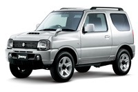 2014年夏に登場した、JB23型の最終モデルの「XC」。高年式の先代ジムニーは、歩行者保護のために盛り上がったボンネットが特徴だ。