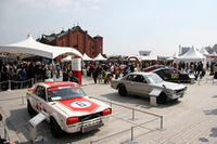 初代ハコスカGT-R、2代目ケンメリGT-Rが並んだ「GT-Rスピリッツ・エリア」。