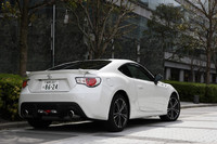 リアビューは走り去る姿の美しさを念頭においてデザインされたという。ディフューザーが見た目を引きしめている。