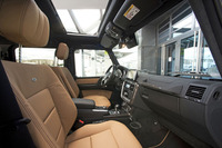 「G500」のフロントシート。