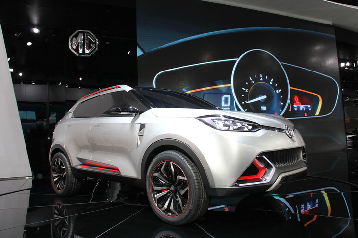近年のショーカーから。2013年の上海モーターショーで公開した「MG CSコンセプト」。