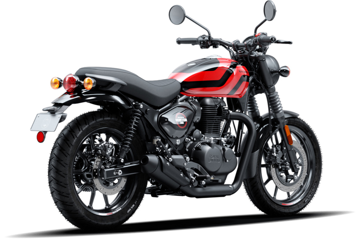 「ロンドン・レッド」の「ハンター350」。