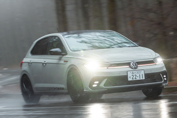 2024年4月25日に発売された「フォルクスワーゲン・ポロGTIエディション25」。世界限定2500台のうち、日本には227台が導入される。