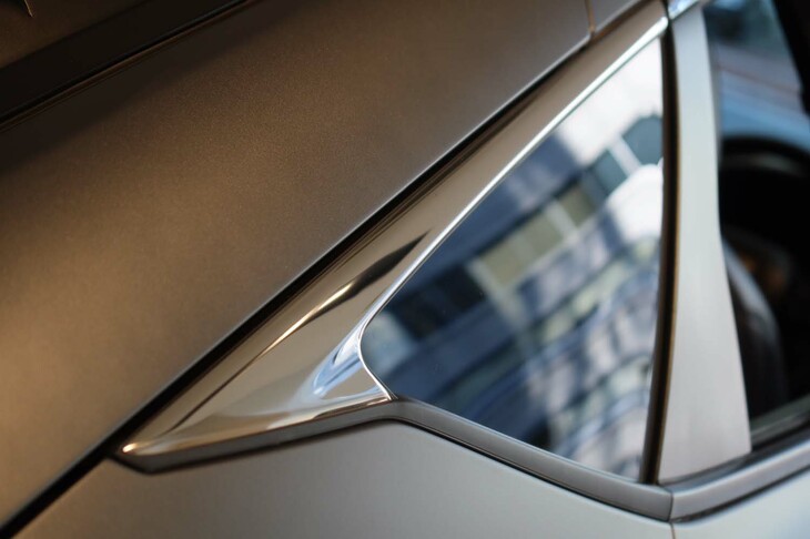 ミツオカM55コンセプト（リアクオーターガラス）