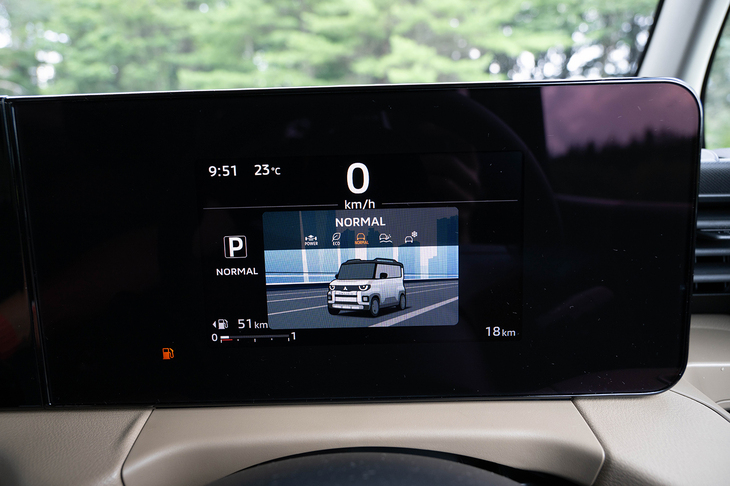 「ノーマル」モードではすべてのパラメーターが中庸になる。基本のモードなので当然といえば当然だ。