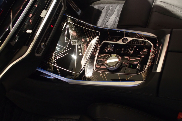 BMW X7ブラックアルファ（センターコンソール）