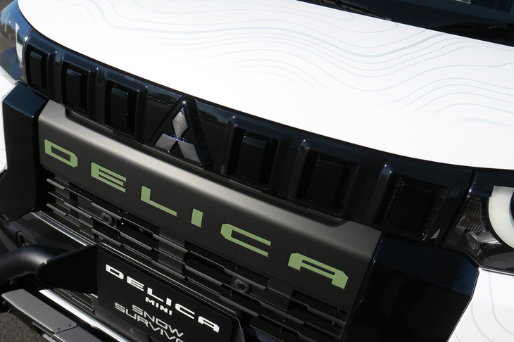 三菱デリカミニSNOW SURVIVOR（「DELICA」ロゴ）