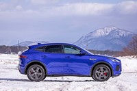 ベビージャガーと呼ばれる「Eペース」のボディーサイズは、全長×全幅×全高＝4410×1900×1650mm。幅は広いがコンパクトな印象だ。ホイールベースは2680mmとなる。