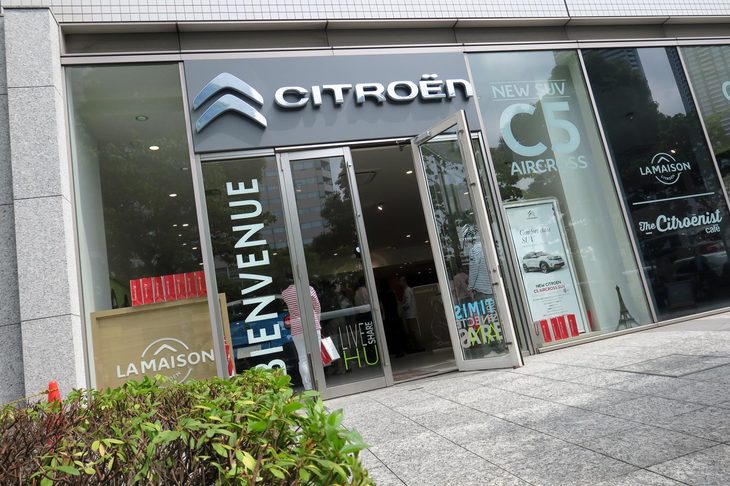 発表会は東京・晴海のシトロエン中央ショールームで開催された。