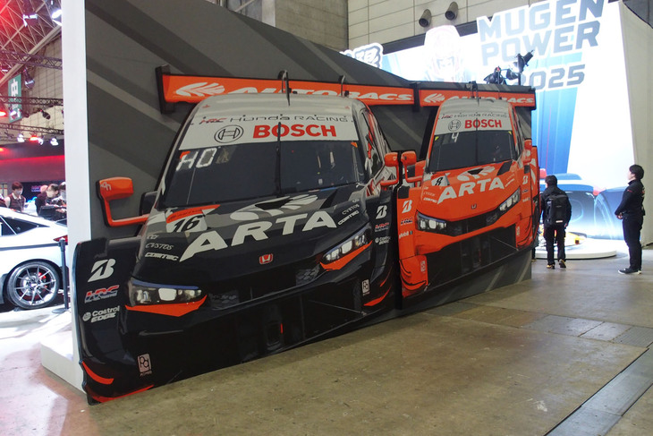 ホンダブースの様子。