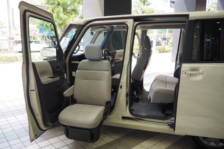 日産ルークス 助手席スライドアップシート（フロントシート）