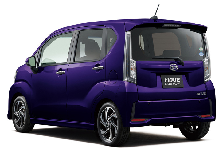 「ムーヴ カスタムRS“ハイパーSA III”」のリアビュー。