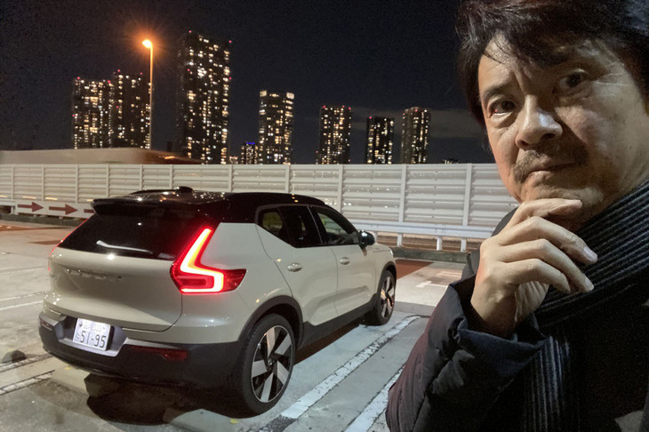 今回は夜の首都高にボルボのBEV「EX40ウルトラ ツインモーター」を連れ出した。EX40とは初めて聞く車名で、どことなくEVっぽい名前だとは思ったが、なんと「XC40リチャージ」からの改名だったとは。