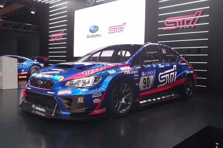 スバルWRX STI NBRチャレンジ（ニュルブルクリンク24時間レース2018 SP3Tクラス優勝車）