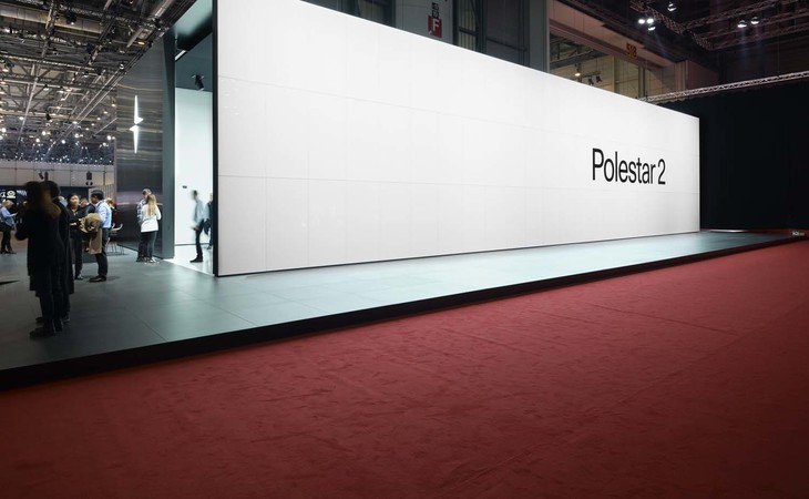 ジュネーブモーターショー2019のポールスターブース。
