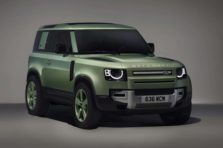 ランドローバー・ディフェンダー75thリミテッドエディション（写真はショートボディーの「ディフェンダー90」）