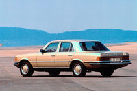 世界で初めて電子制御式ABSが搭載された、1978年型「メルセデス・ベンツSクラス」（W116）。