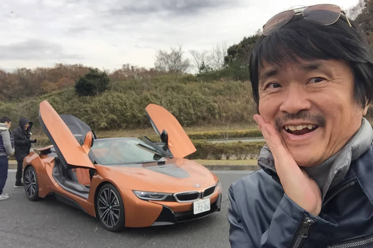 「i8ロードスター」の走りに感動！（写真＝池之平昌信）