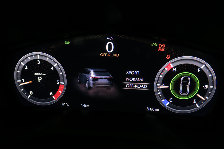 マツダCX-60 XDエクスクルーシブモード（「オフロード」モード表示）